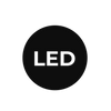 With integrated LED