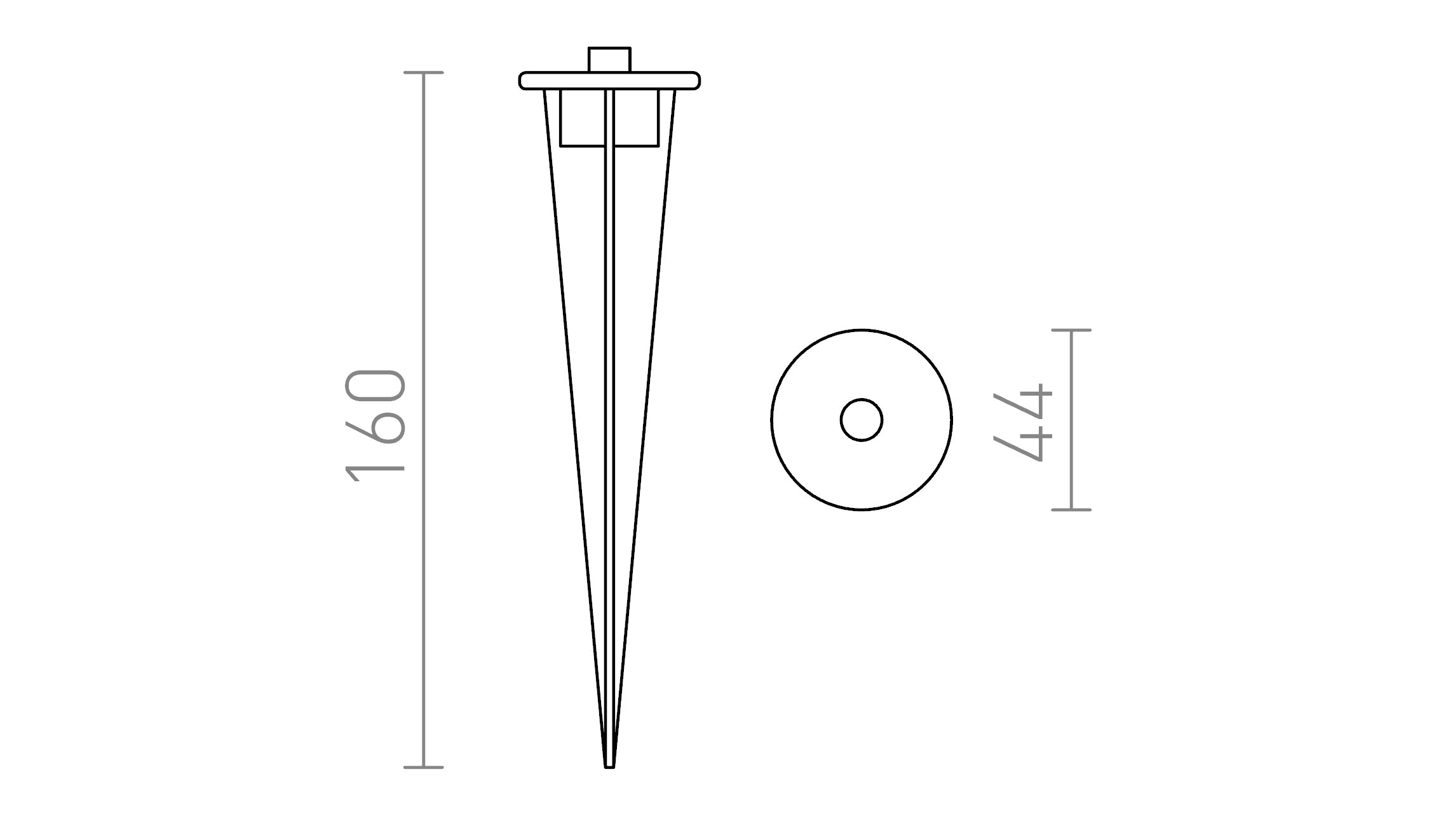 UNIVERSAL SPIKE - Product sketch