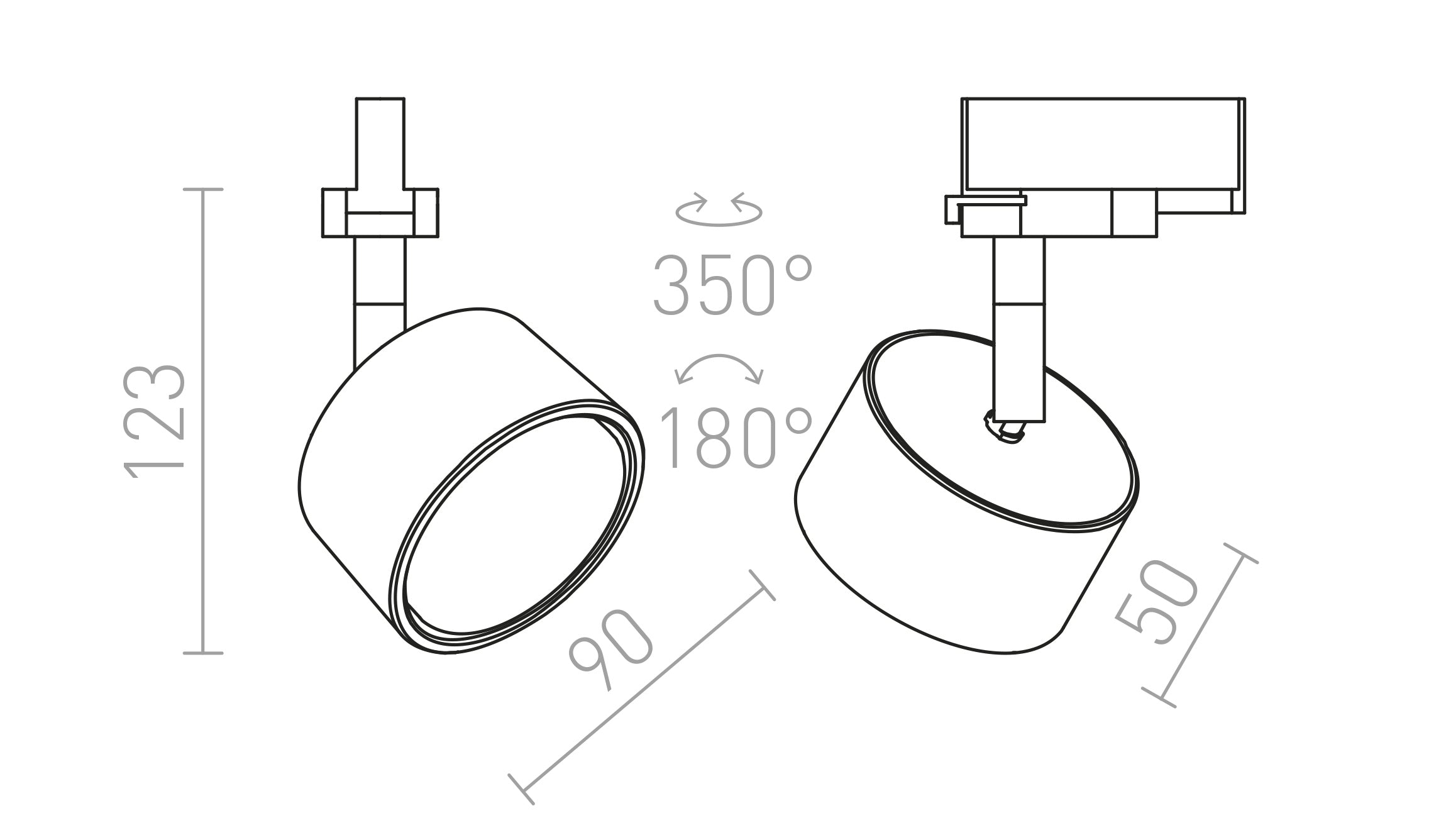 PIXIE FOR 3-CIRCUIT TRACK - Product sketch