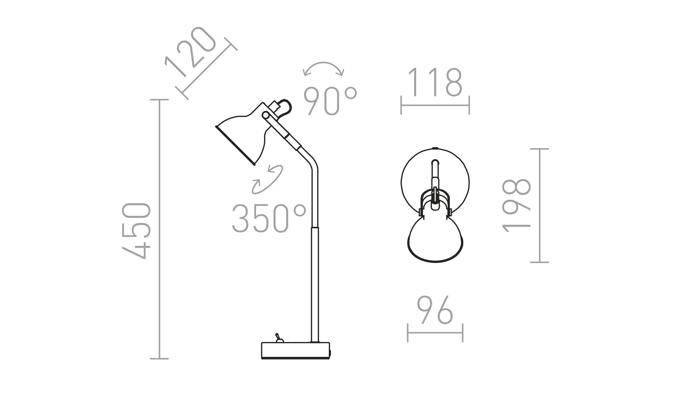 ROSITA TABLE - Product sketch