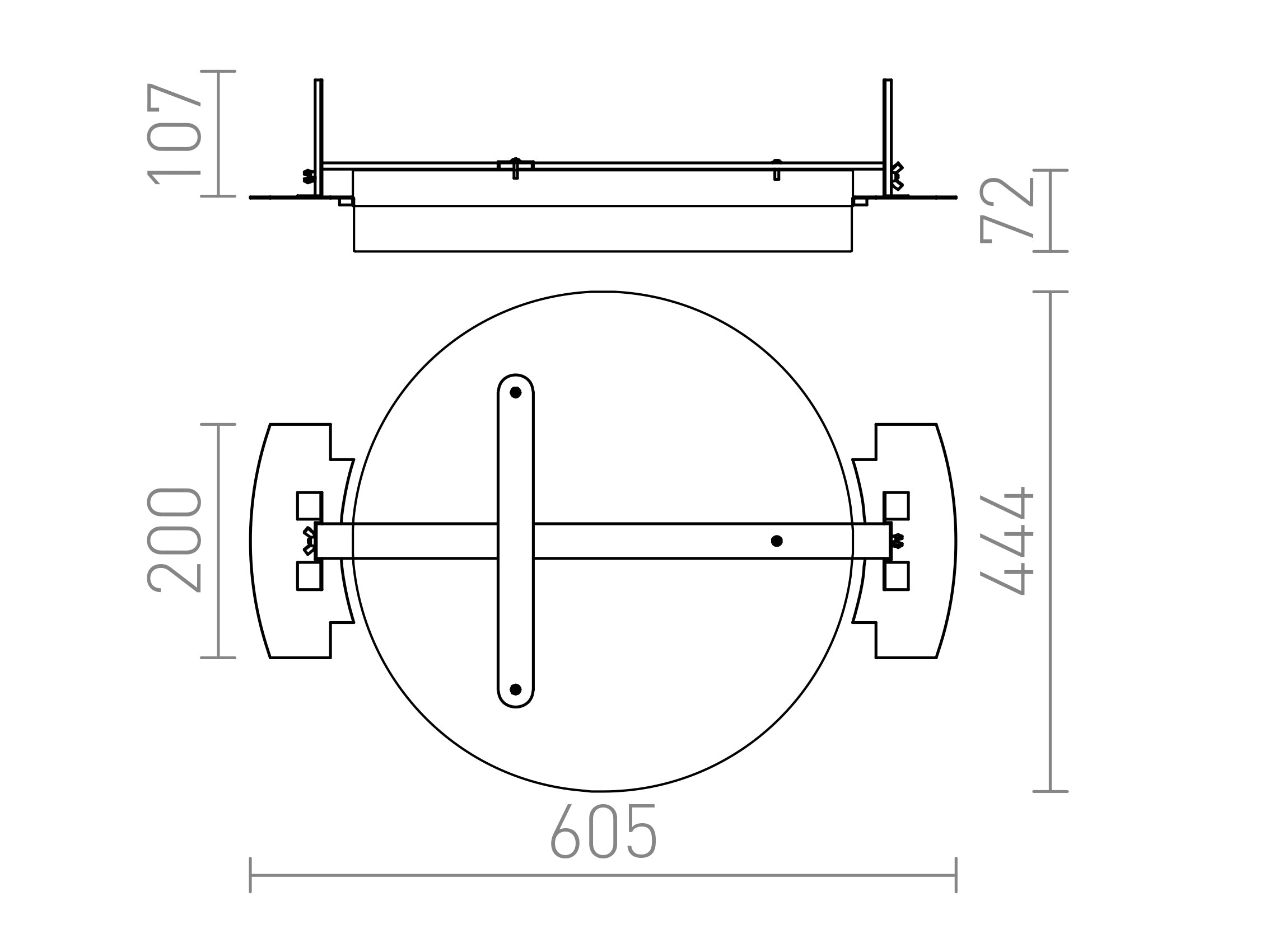 COIMBRA RECESSED - Product sketch