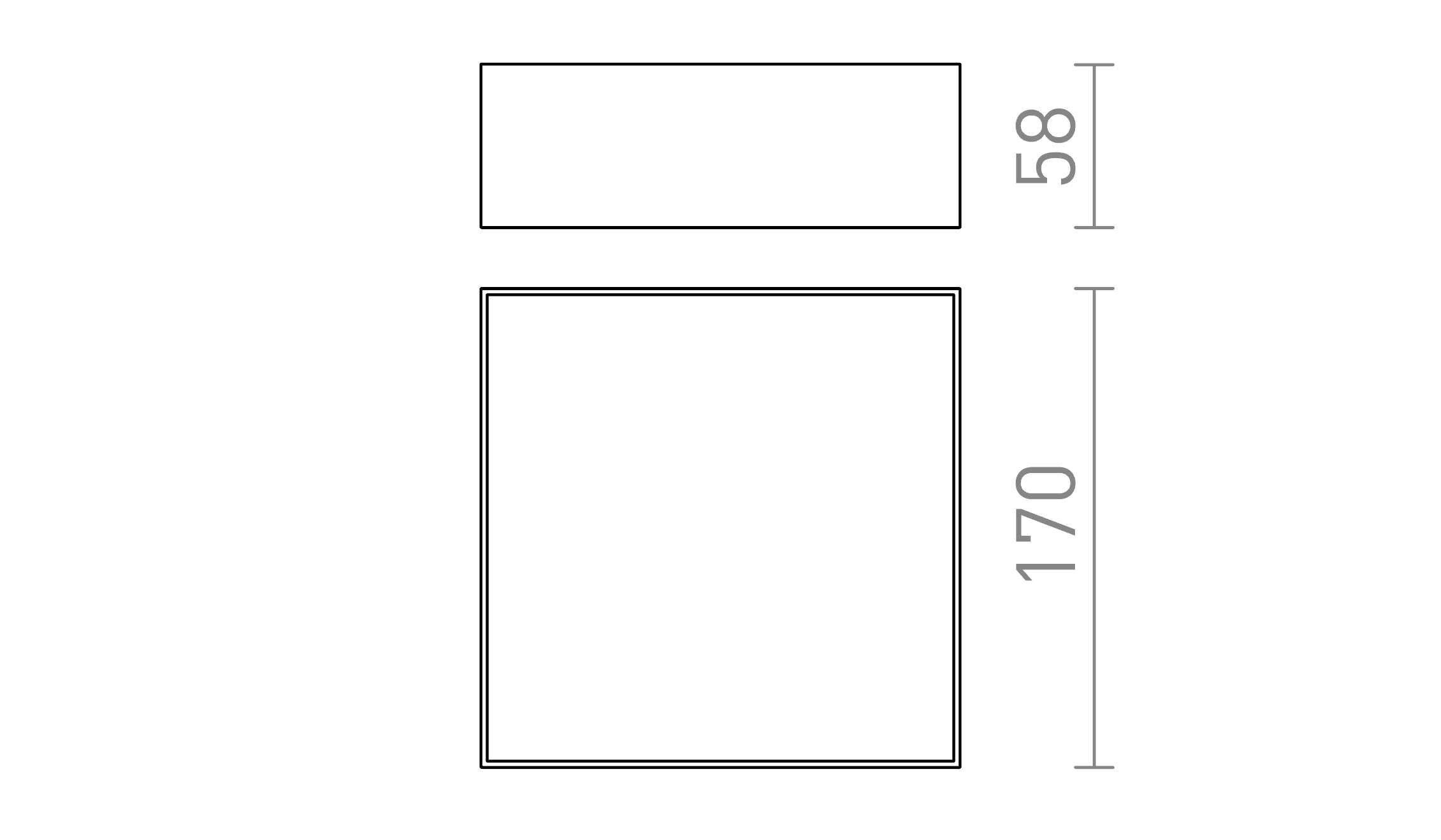 LARISA SQ 17 DIMM - Product sketch