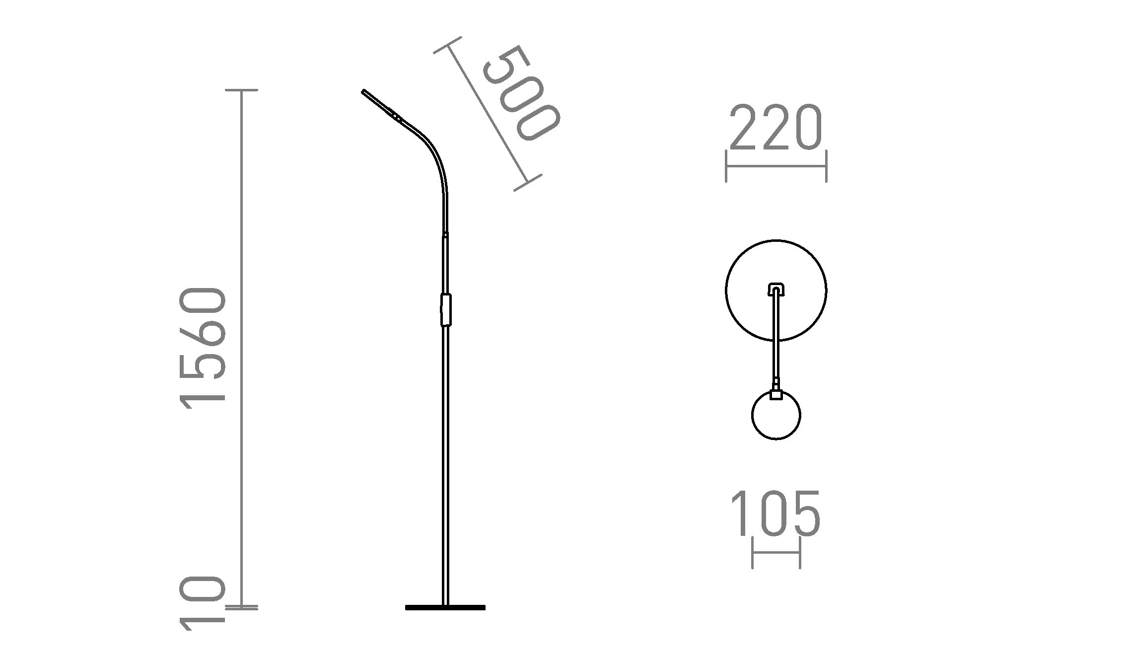 CELESTE FLOOR - Product sketch