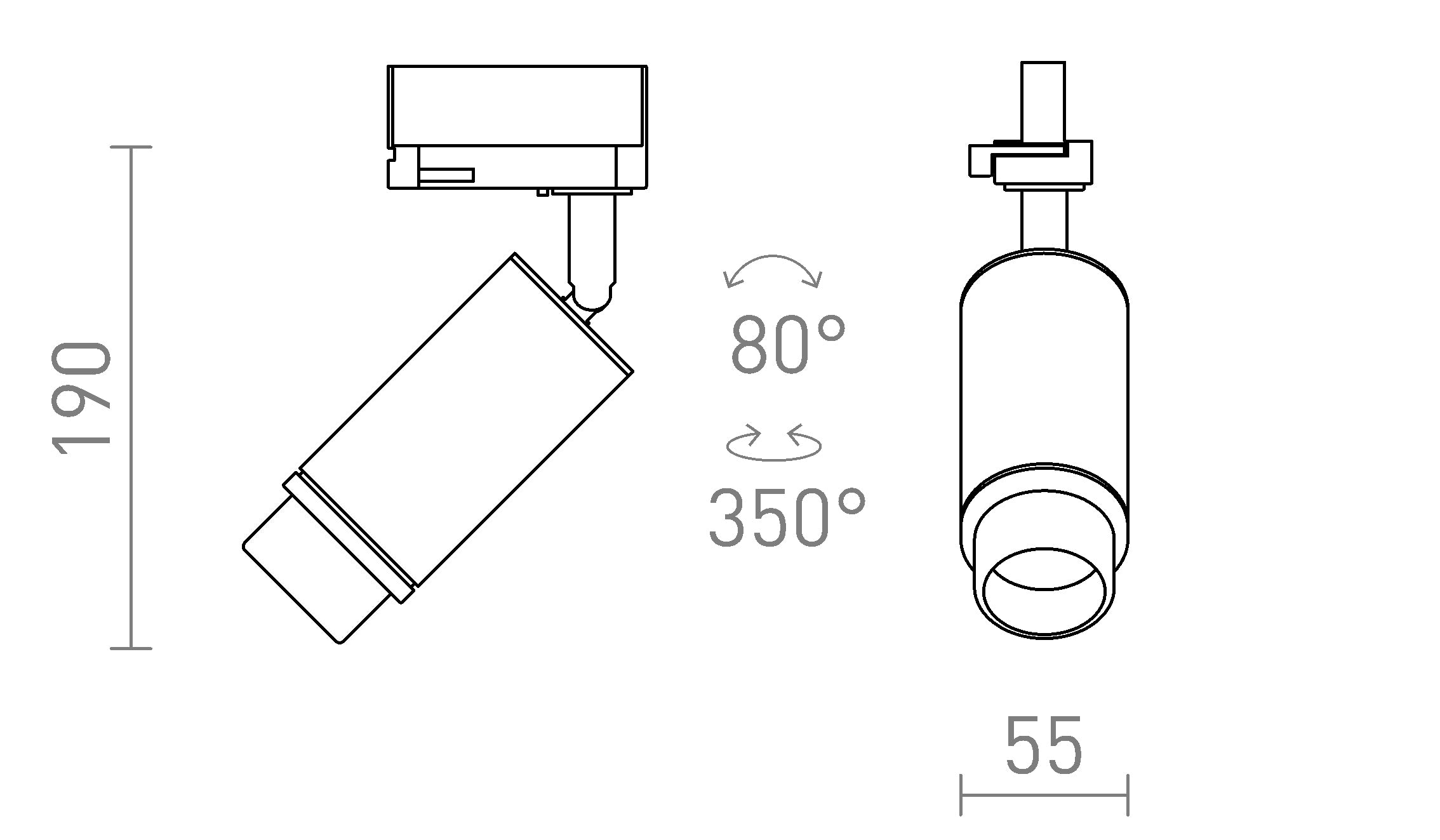 OPTIMUS 2 FOR 3-CIRCUIT TRACKS - Product sketch