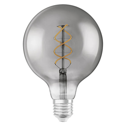 RENDL light source OSRAM Vintage Globe 125 SPIRAL  smoke-colored 230V E27 LED EQ15  1800K G13459 2