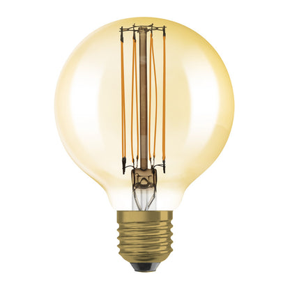 RENDL light source OSRAM Globe 80 DIMM amber 230V E27 LED EQ60 2200K G14436 1