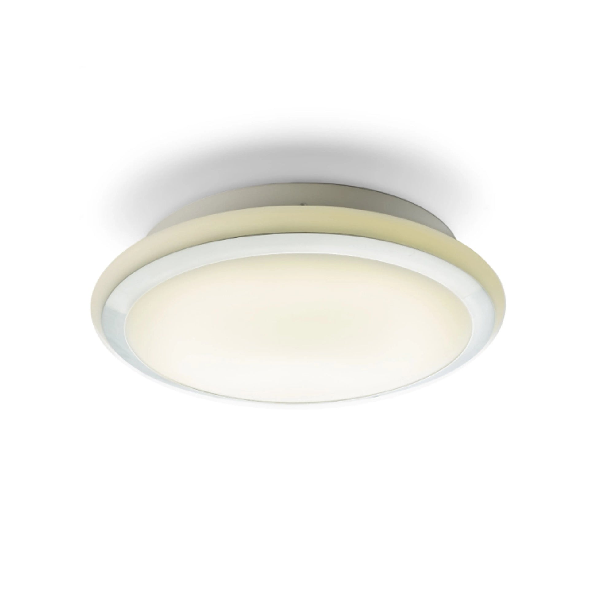 RENDL Outlet AREA 35 2D ceiling opal-colored glass/chrome 230V GR10q 28W IP44 R10109 1