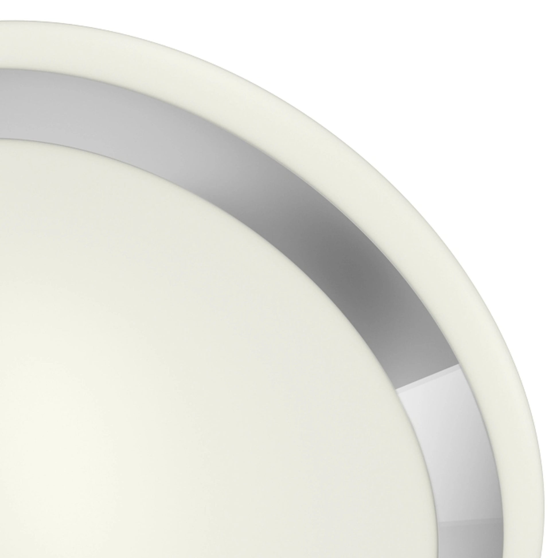 RENDL Outlet AREA 35 2D ceiling opal-colored glass/chrome 230V GR10q 28W IP44 R10109 2