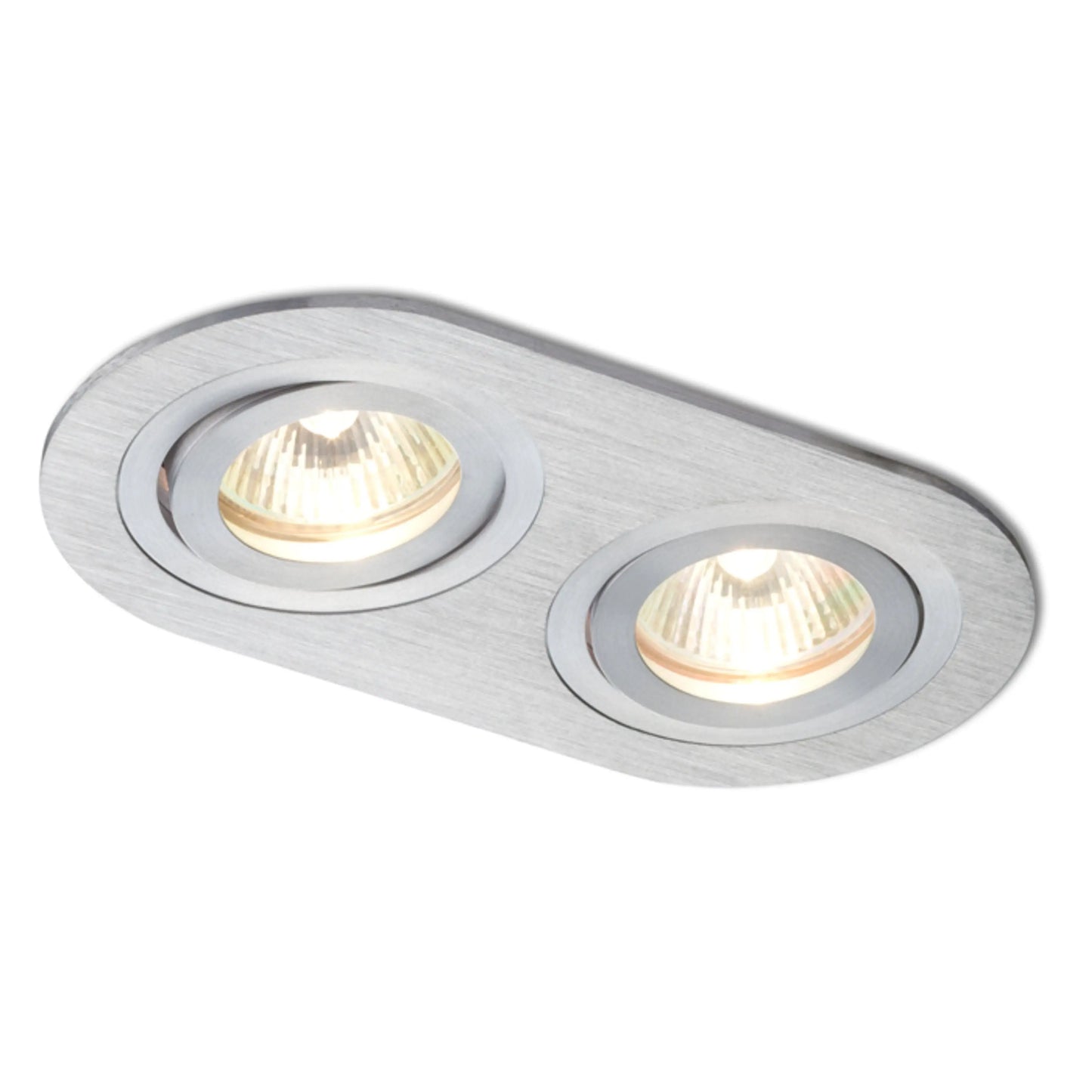 RENDL Outlet BIZZ II directional brushed aluminum 12V GU5,3 2x50W R10189 1