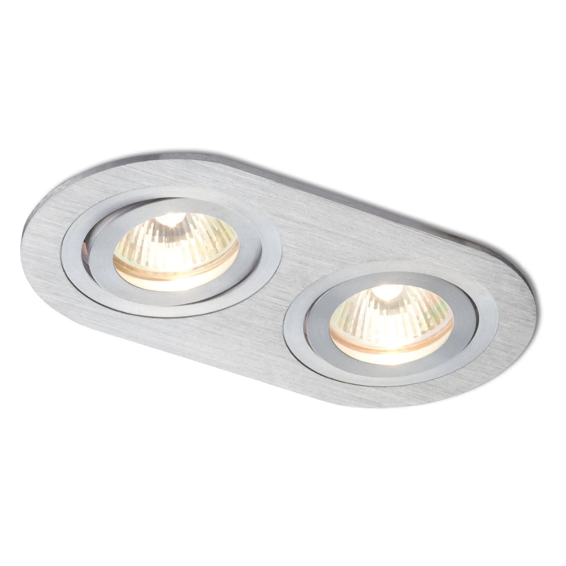 RENDL Outlet BIZZ II directional brushed aluminum 12V GU5,3 2x50W R10189 1