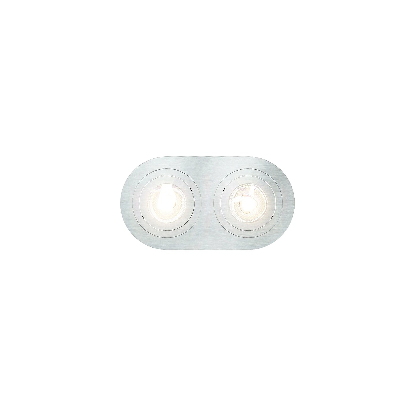 RENDL Outlet BIZZ II directional brushed aluminum 12V GU5,3 2x50W R10189 2