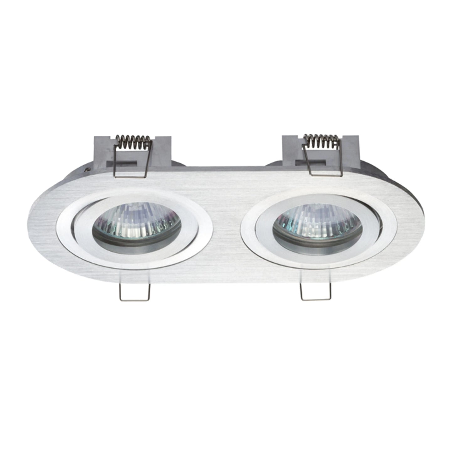 RENDL Outlet BIZZ II directional brushed aluminum 12V GU5,3 2x50W R10189 3