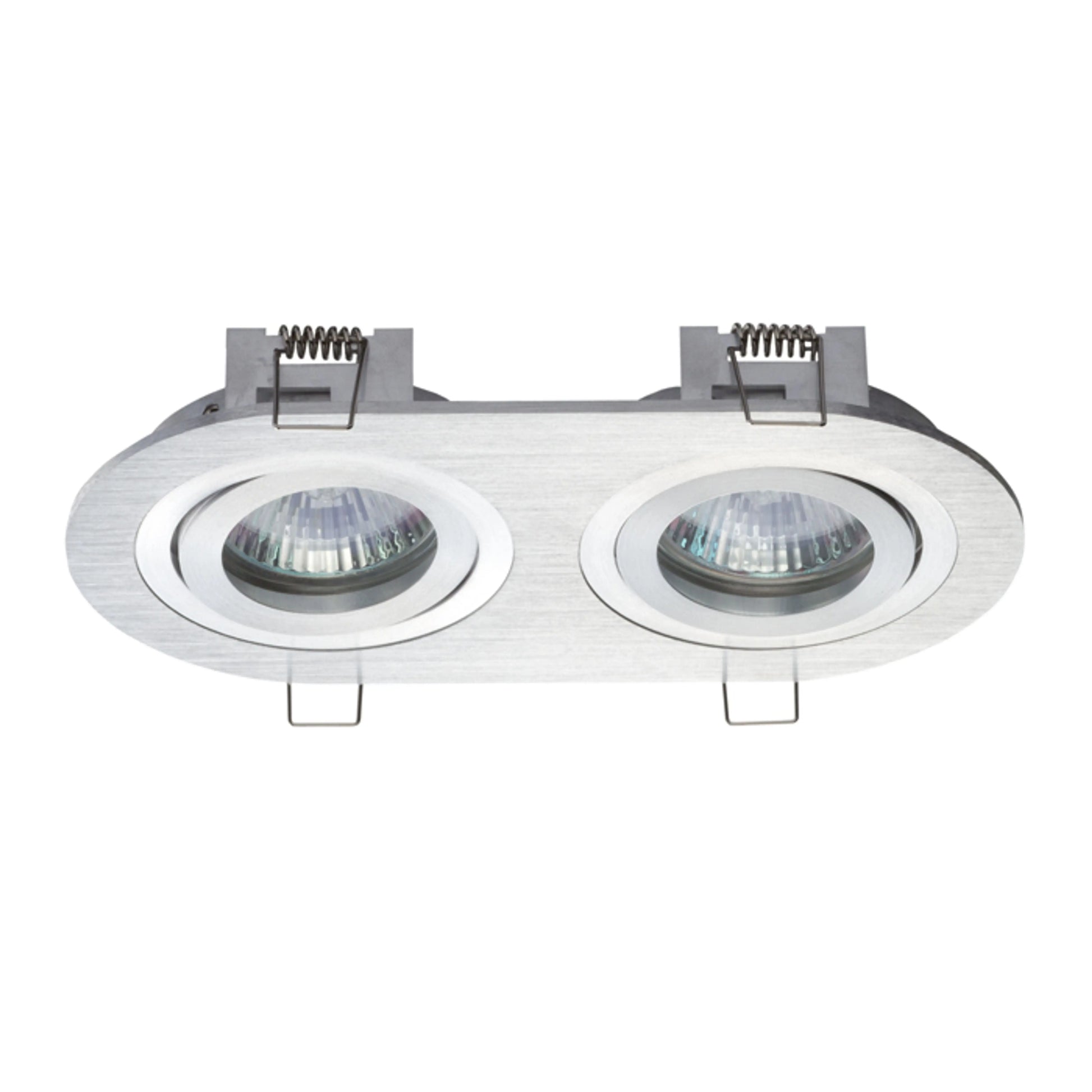 RENDL Outlet BIZZ II directional brushed aluminum 12V GU5,3 2x50W R10189 3