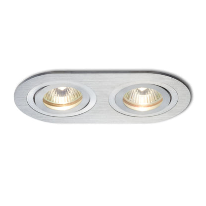 RENDL Outlet BIZZ II directional brushed aluminum 12V GU5,3 2x50W R10189 6
