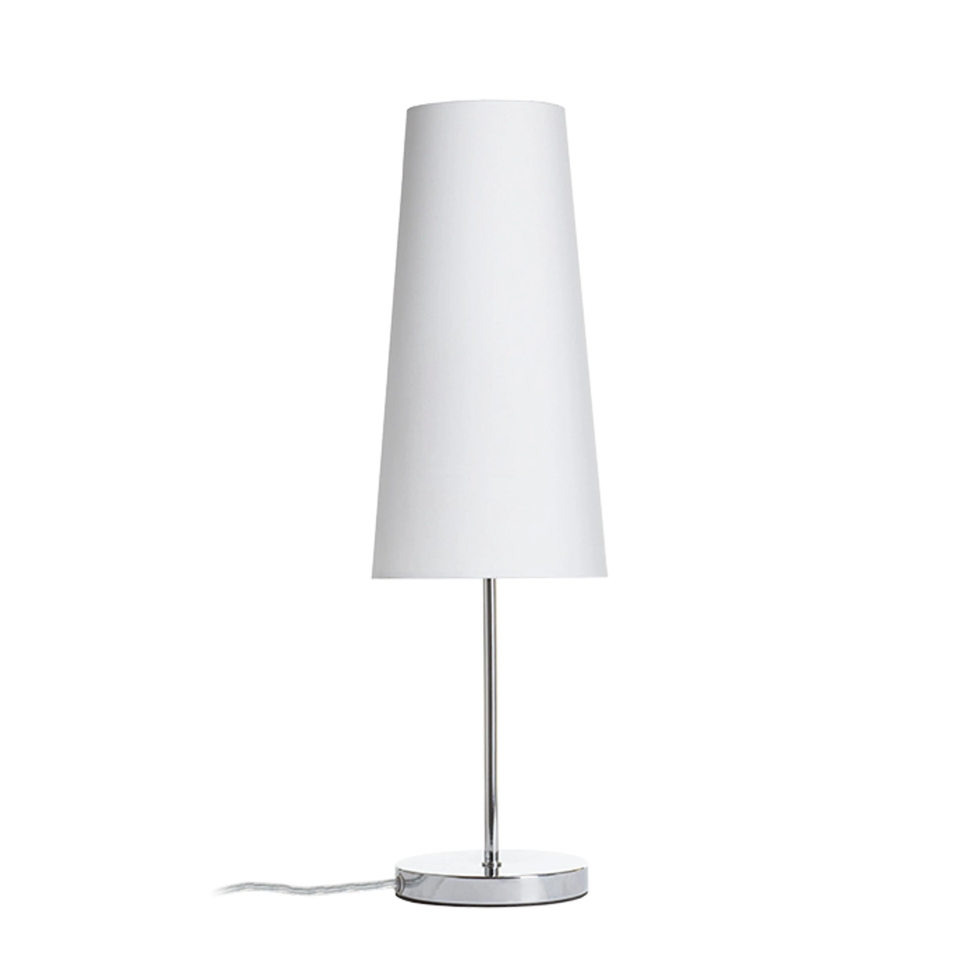 RENDL shades, shade bases, pendent sets CONNY 15/30 table shade Polycotton white/white PVC max. 23W R11496 2