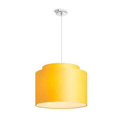 RENDL shades, shade bases, pendent sets DOUBLE 40/30 shade Chintz apricot/white PVC max. 23W R11507 2