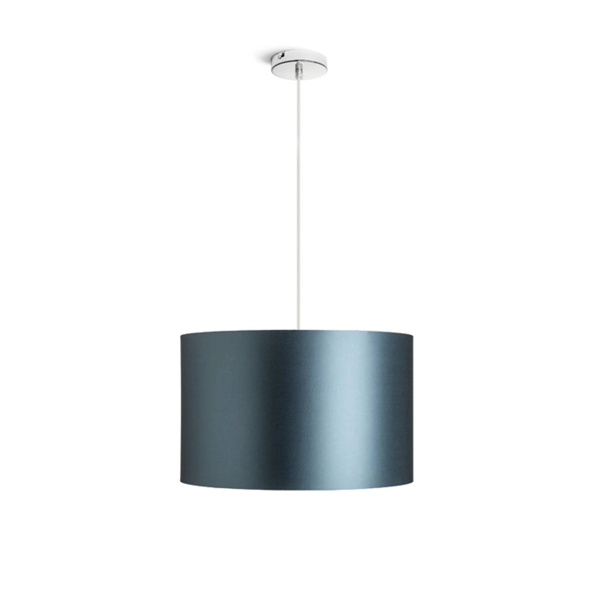 RENDL shades, shade bases, pendent sets RON 40/25 shade  Monaco petrol blue/silver PVC  max. 23W R11576 6