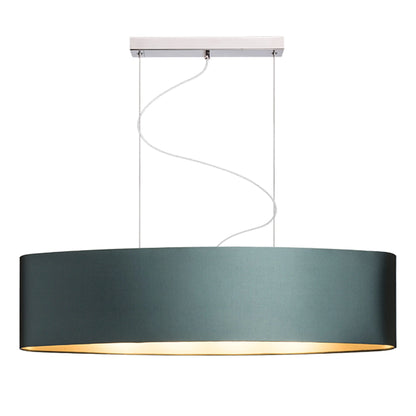 RENDL shades, shade bases, pendent sets CASUAL 90/22 shade  Monaco petrol blue/silver PVC  max. 23W R11583 2