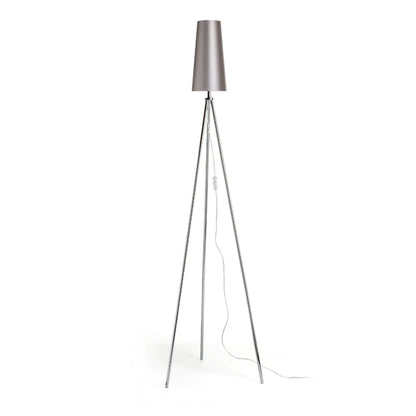 RENDL shades, shade bases, pendent sets CONNY 15/30 table shade  Monaco dove gray/silver PVC  max. 23W R11590 2