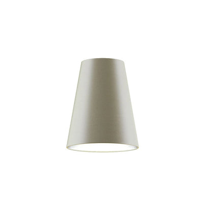 RENDL shades, shade bases, pendent sets CONNY 25/30 table shade  Monaco dove gray/silver PVC  max. 23W R11591 1