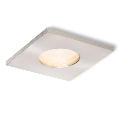 RENDL Outlet SPLASH SQ recessed  matt nickel 230V LED GU10 8W IP65 R11736 1