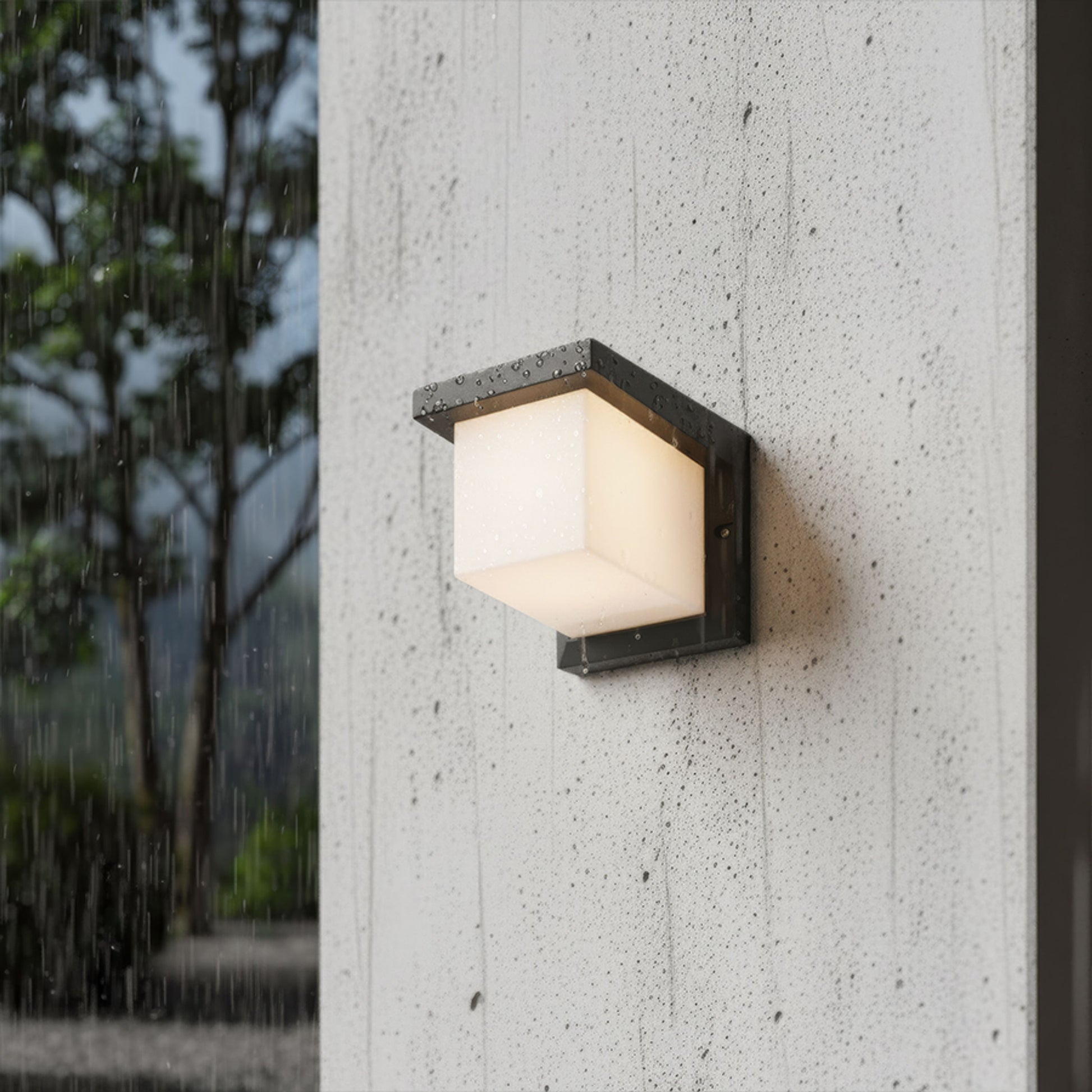 RENDL outdoor lamp HIDE SQ wall anthracite grey  230V LED E27 15W IP44 R12560 3