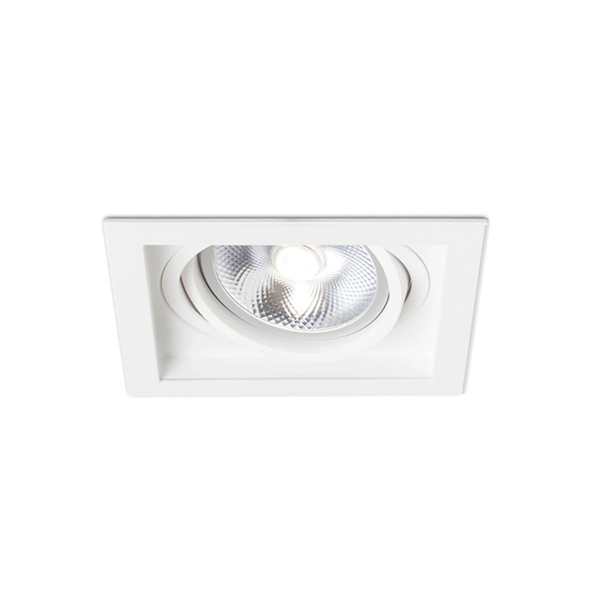 RENDL recessed light GRANADA SQ  white  230V LED G53 15W R12707 5