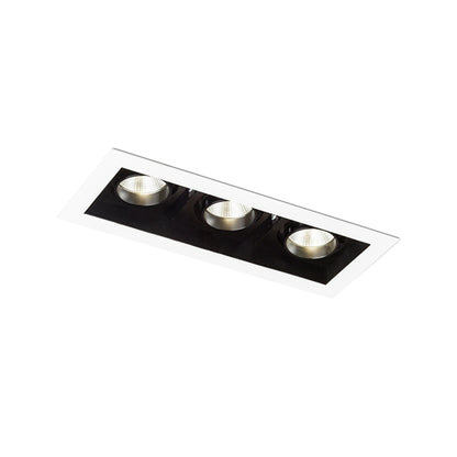 RENDL recessed light BONDY III recessed white 230V LED 3x7W 24° 3000K R12858 1