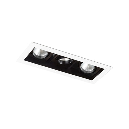 RENDL recessed light BONDY III recessed white 230V LED 3x7W 24° 3000K R12858 5