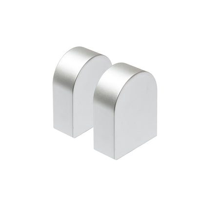 RENDL wall lamp TAMPA end caps 2 pcs silver grey  R12907 1