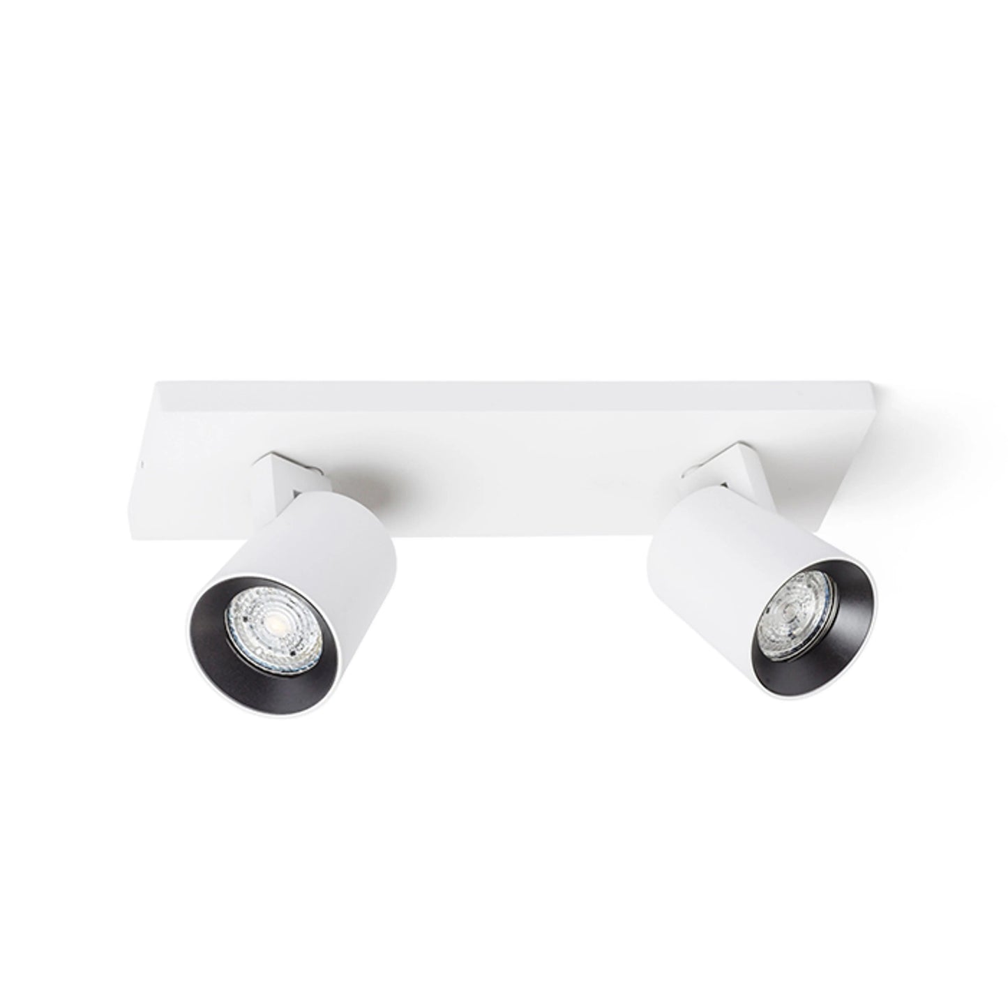 RENDL spotlight KENNY II surface mounted white/black  230V LED GU10 2x8W R12915 1
