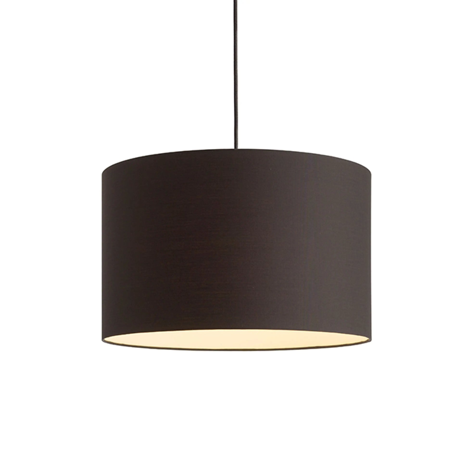 RENDL shades, shade bases, pendent sets RON 40/25 shade Polycotton black/white PVC max. 23W R13050 3