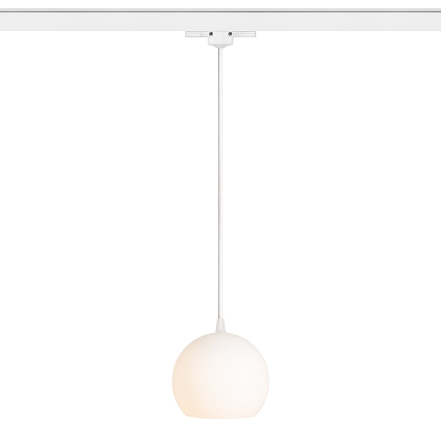 RENDL 3-circuit track system COPA for 3-circuit tracks  opal-colored glass 230V LED E27 11W R13207 1