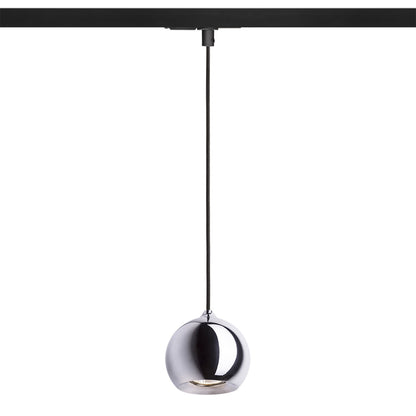 RENDL 1-circuit track system DESTY for 1-circuit tracks black chrome 230V GU10 35W R13211 1