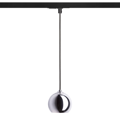 RENDL 1-circuit track system DESTY for 1-circuit tracks black chrome 230V GU10 35W R13211 2