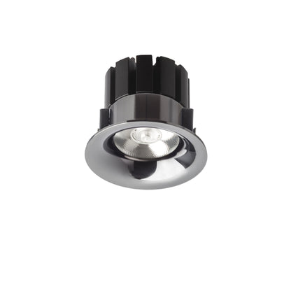 RENDL recessed light SHARM BASE recessed black chrome 230V LED 10W 24° 3000K R13227  2