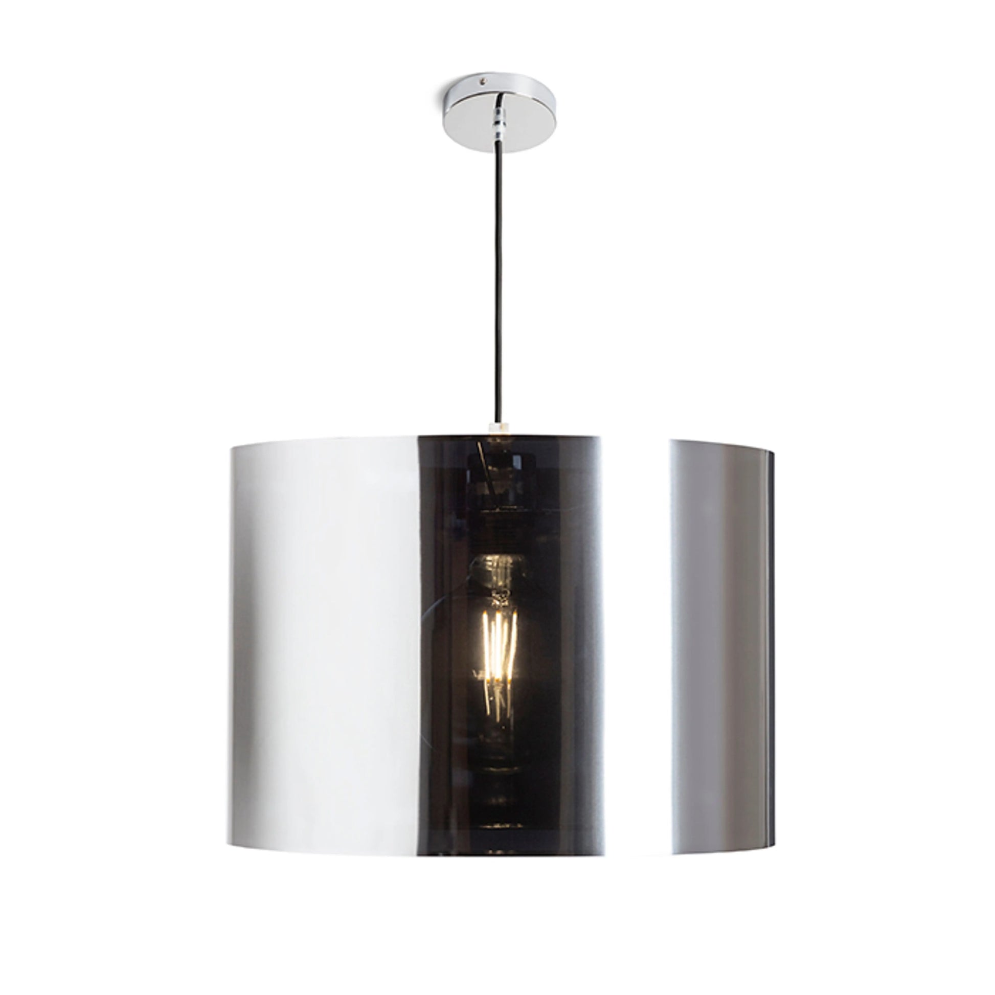 RENDL pendant lamp FANCY 50/30 pendant  chrome foil 230V LED E27 15W R13419 2