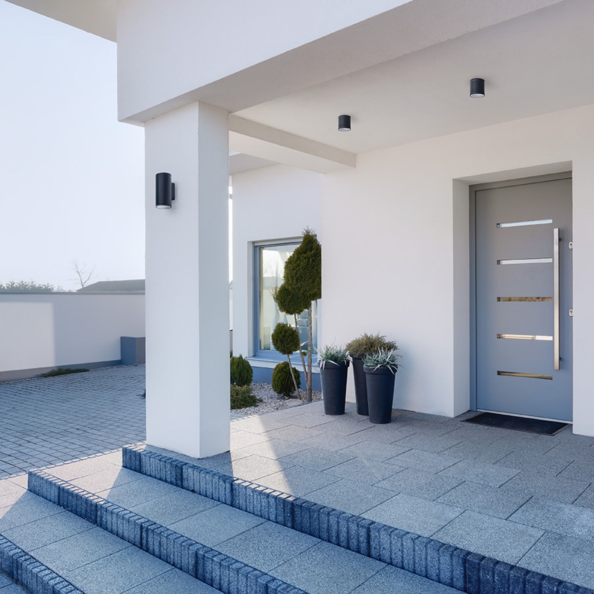 RENDL outdoor lamp LIZZI ceiling anthracite grey  230V LED GU10 8W IP54 R13507 3