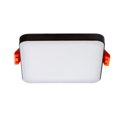 RENDL recessed light BJORK SQ 9 recessed black  230V LED 6W  3000K R13589 6