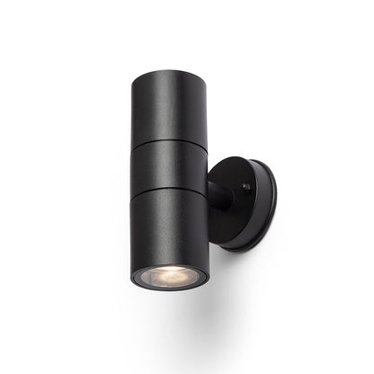 RENDL outdoor lamp SORANO II wall black plastic 230V LED GU10 2x8W IP44 R13634 1