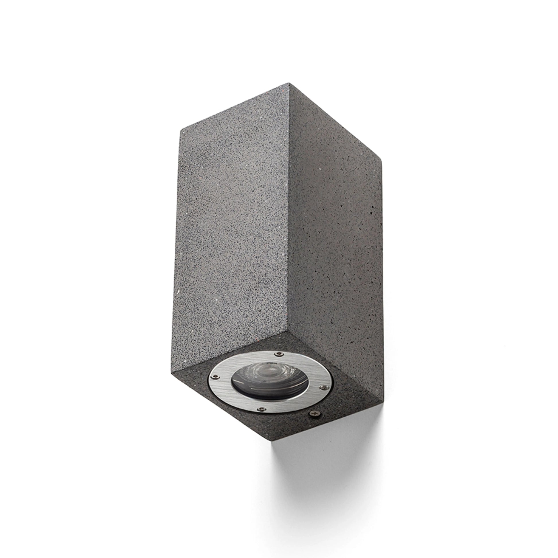 RENDL outdoor lamp KANE II wall  concrete/dark granite 230V LED GU10 2x5W IP65 R13794 2