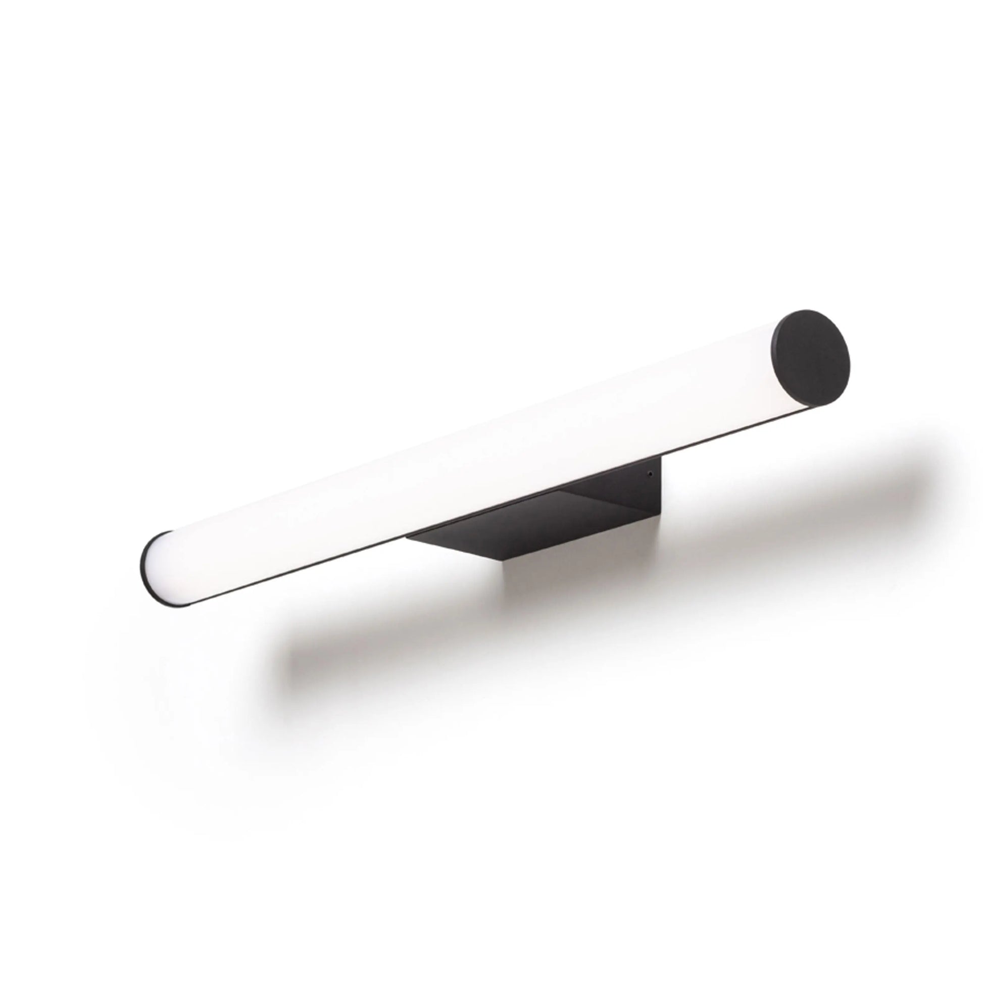 RENDL wall lamp CASSAMBA 60 wall black frosted acrylic 230V LED 12W IP44  3000K 4000K R13888 2