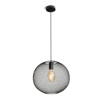 RENDL pendant lamp COSIR 34 pendant black 230V LED E27 15W R14106 1