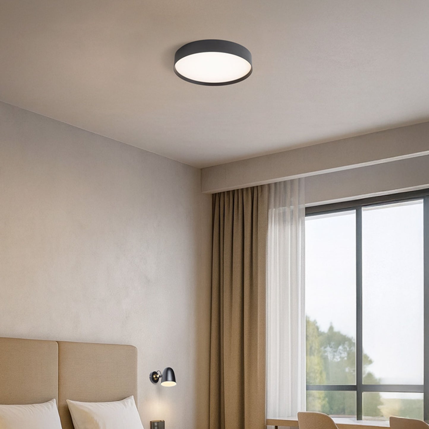 RENDL spotlight DANNY wall black brass 230V LED E14 5W R14186 8