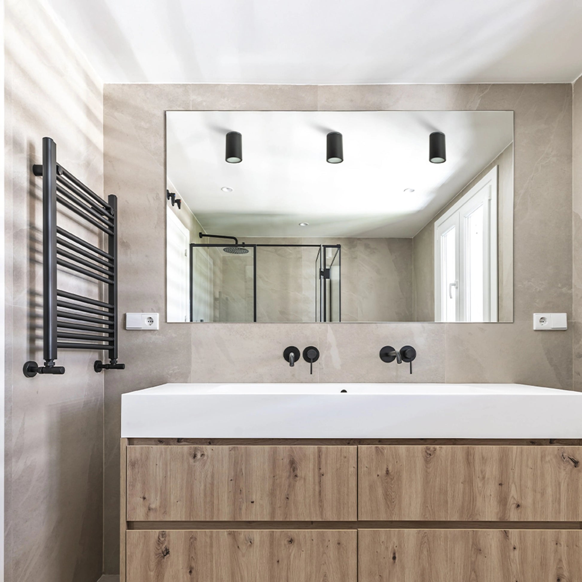 RENDL outdoor lamp DUNE E27 ceiling black 230V LED E27 9W IP65 R14211 4