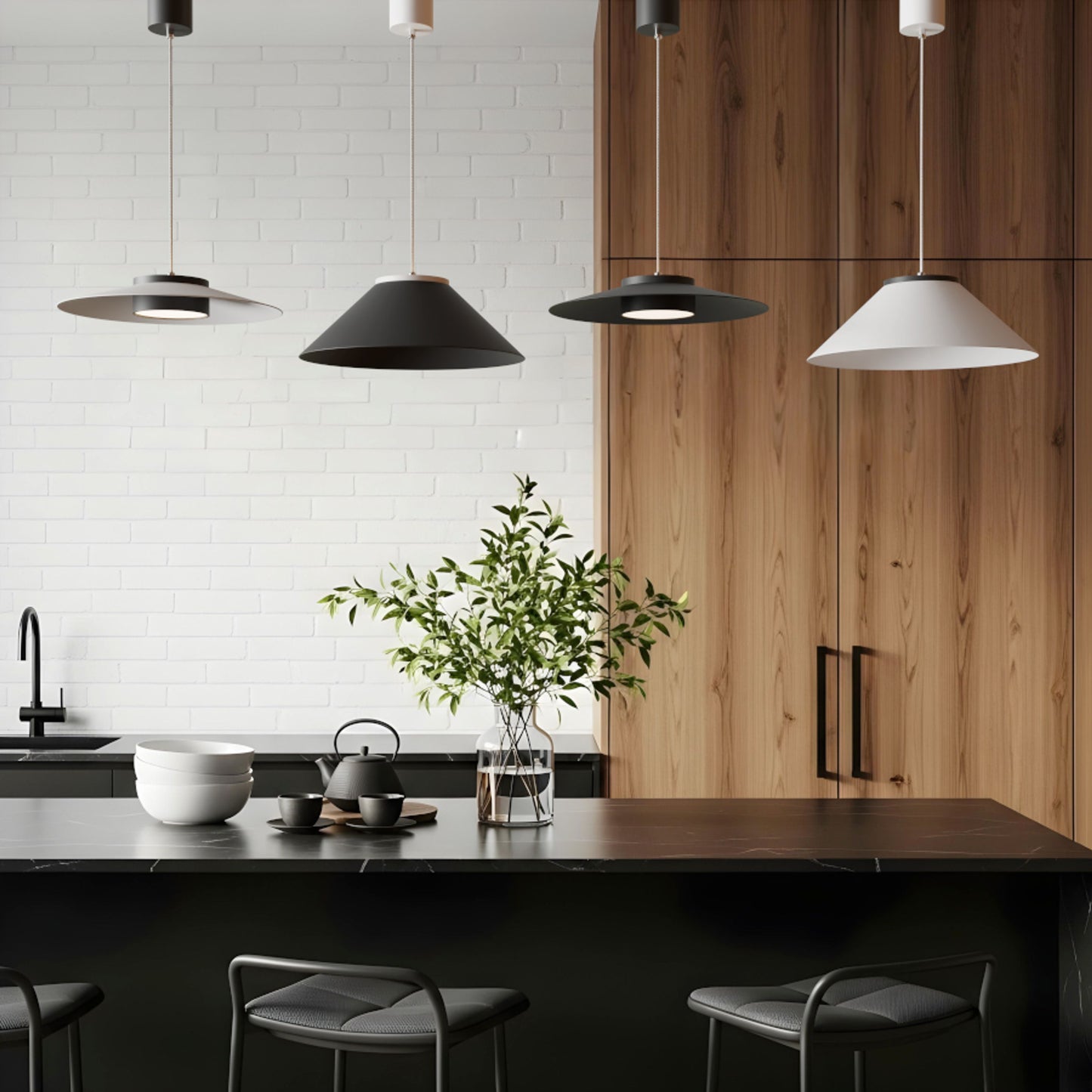 RENDL pendant lamp SFERA 36/12 shade black metal  R14338 2