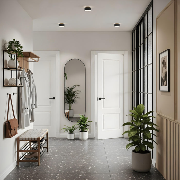 RENDL surface mounted lamp MARLENE 14 surface mounted black 230V LED 18+6W 3000K R14341 2