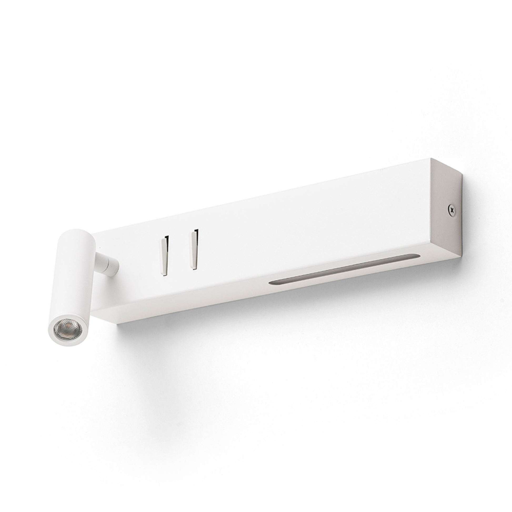 RENDL spotlight ODEON wall with backlighting white  230V LED 8+3W 30°  3000K R14523 15