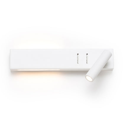 RENDL spotlight ODEON wall with backlighting white  230V LED 8+3W 30°  3000K R14523 7