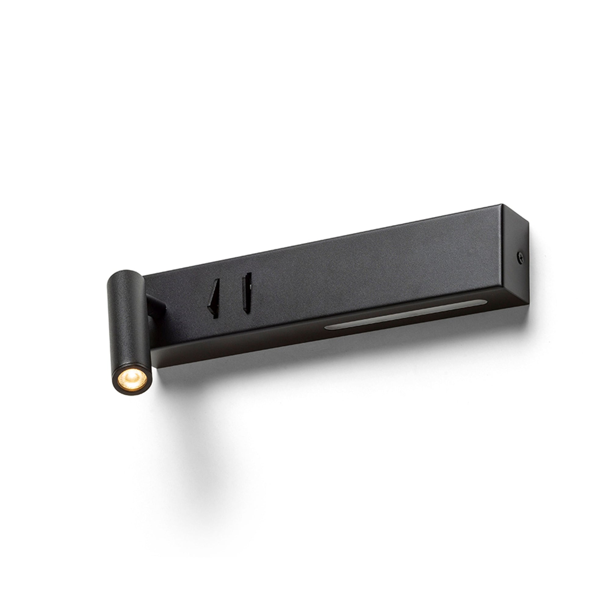 RENDL spotlight ODEON wall with backlighting black  230V LED 8+3W 30°  3000K R14524 5